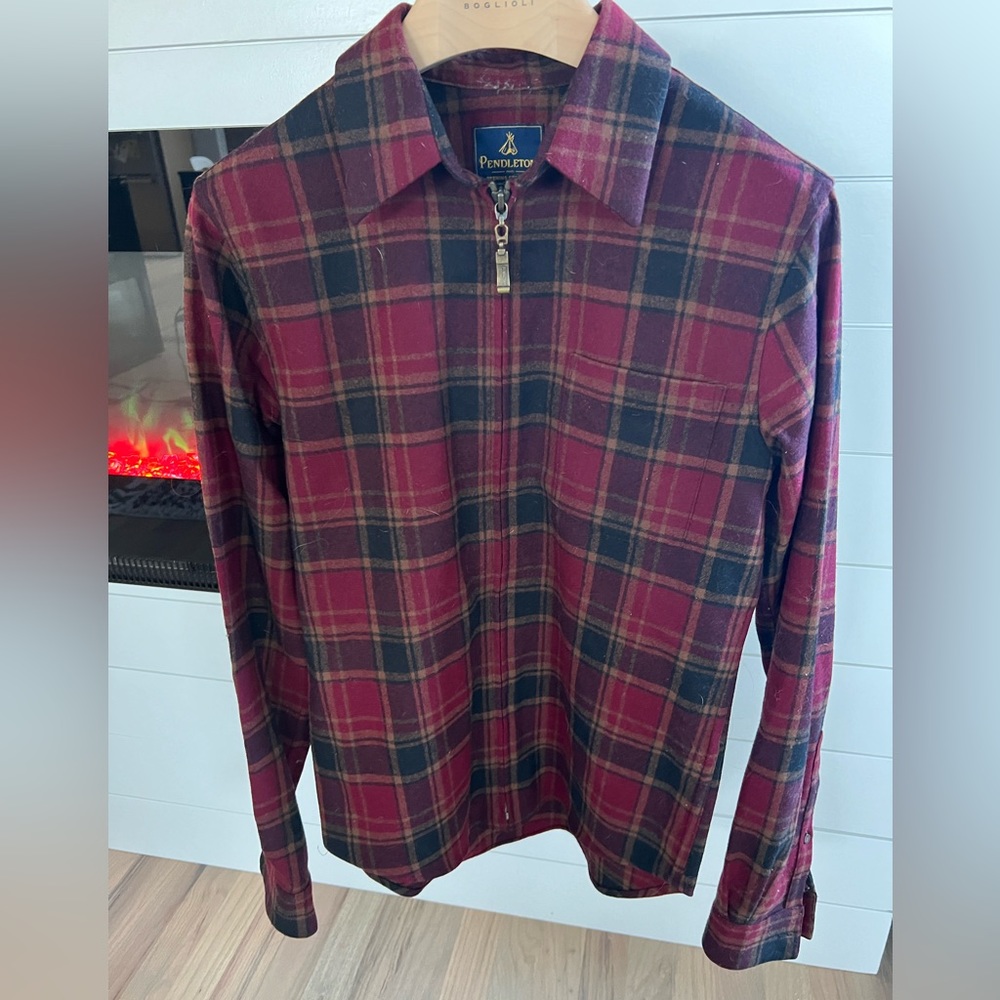 Pendleton x Opening Ceremony wool zip shirt